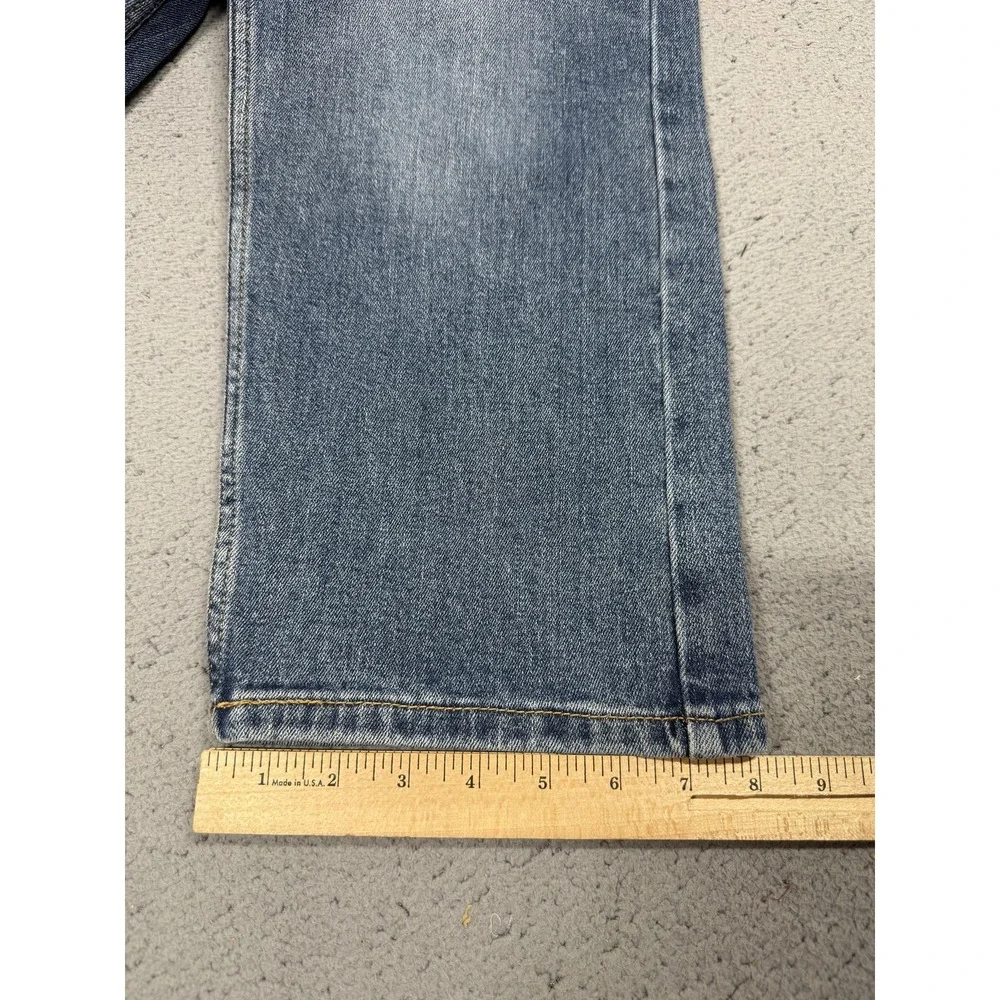 NWT Levis 505 Jeans Mens 36x30 Med Wash Blue Straight Stretch Denim